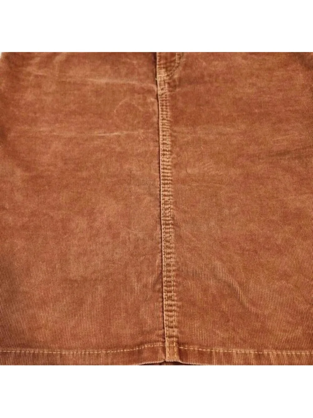 Gap 1969 Vintage Rust Corduroy Mini Skirt - Picture 4 of 9
